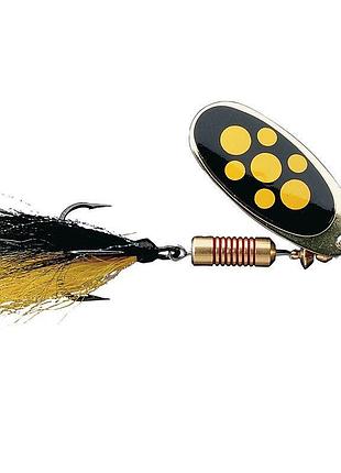 Блешня-вертушка dam effzett standart dressed 12гр (black spotted)