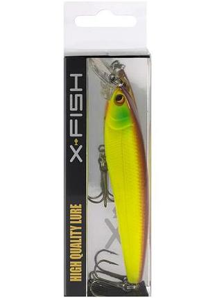Воблер x-fish slim 100f 100mm 16.5g #004 (0.8-1.2m)
