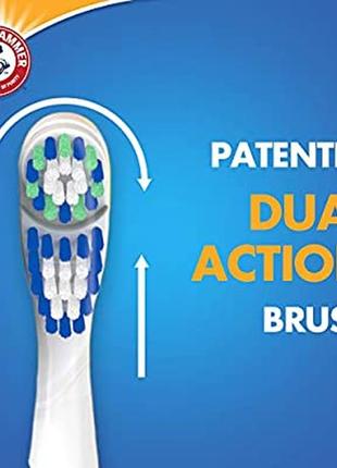 Електрична зубна щітка arm & hammer spin brush clean pro dual action чоловіча жіноча7 фото