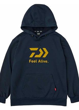 Худи daiwa danrotech hoodie navy l (09013566)
