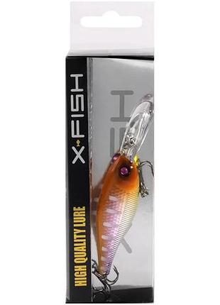 Воблер x-fish beaver 60f 60 мм 8.5g #118 (1.5-2.0m)