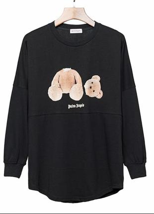 Лонгслив palm angels bear black