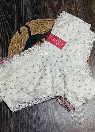 Трусики женские хипстеры комплект из 3-х шт от h&m.
