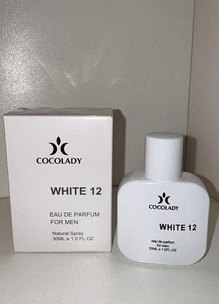 Парфуми cocolady white 12 (понад на eau de lacoste l.12.12 blanc / лакост о де л.12.12 бланк білі) 30 ml