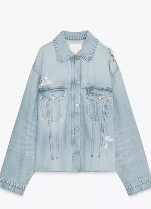 Джинсова куртка zara