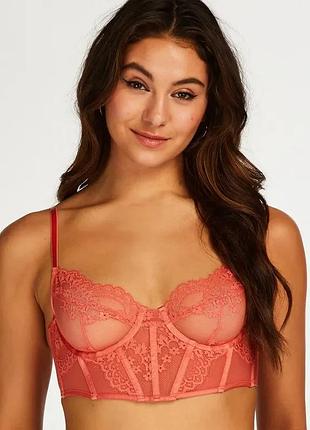 Бюстгальтер женский кружевной без паралона на косточках от hunkemoller.