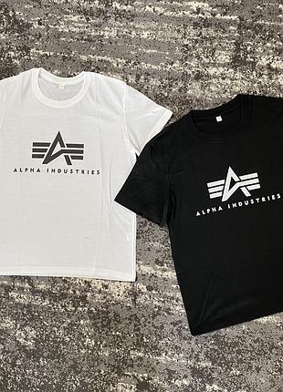 Нова футболка alpha industries м-л розмір