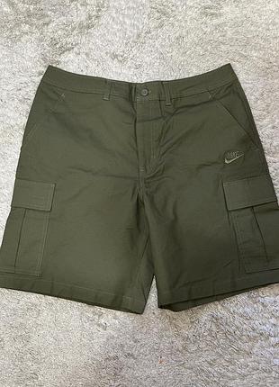 Шорти чоловічі nike club olive fn3517-222