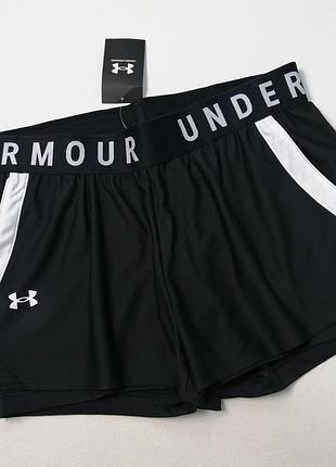 Женские спортивные шорты under armour 2 в 1