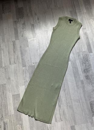 Сукня міді в рубчик new look