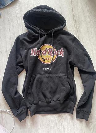 Вінтажне худі кофта hard rock cafe в стилі 2000х