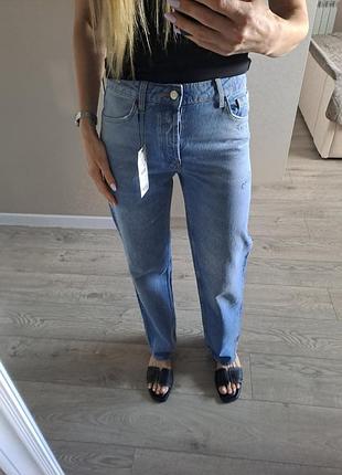 Широкие джинсы zara, прямые