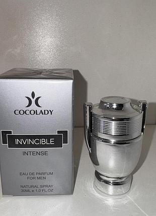 Парфюм cocolady invincible intense (похожи на paco rabanne invictus intense / пако рабанн. инвиктус интенс) 30 мл.