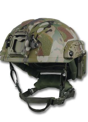 Баллистический шлем улучшенный fast pe gen iii aggressive multicam