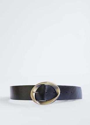 Zara ремень кожаный