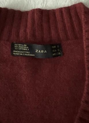Яскравий джемпер zara кофта під  кашемір 8