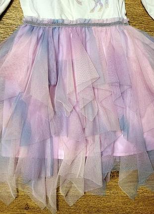 Красивое платье на девочку  🦄 4