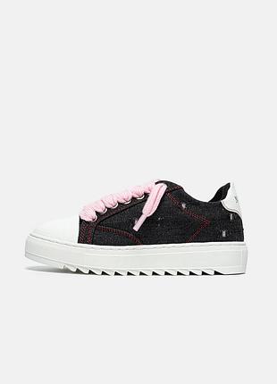 Унісекс кеди numeris pink denim
