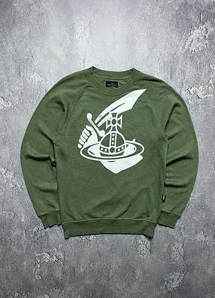 Vintage винтажный свитшот vivienne westwood вивьен вествуд big logo y2k size l размер л