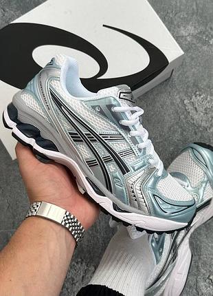Asics gel-kayano 14 white/blue