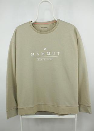 Жіночий світшот кофта mammut core ml crew logo savannah