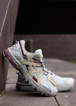 Кроссовки asics gel kahana 8 beige red 38