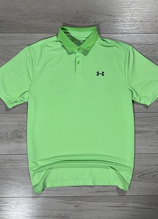Яркое спортивное поло андер армор under armour the performance polo, xl, оригинал