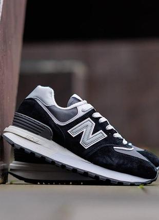 Кроссовки new balance 574 legacy black white nd 38