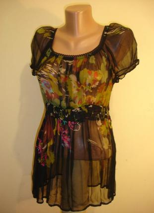 Стильна легка блуза-туніка "debenhams" індія4 фото