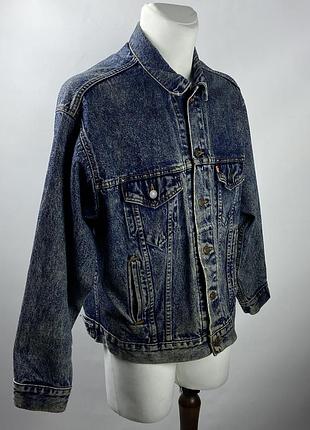 Levi’s(made in usa) — джинсовий піджак оверсайз крою