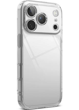 Чехол tpu transparent 1.5 мм с защитой камеры для iphone 17 pro, прозрачный защитный кейс бесцветный