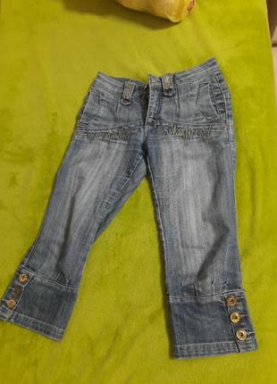 Бриджі бріджі жіночі джинсові джинсовие