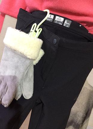 Меховые горнолыжные перчатки