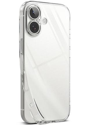 Чехол tpu transparent 1.5 мм с защитой камеры для iphone 17, прозрачный защитный кейс бесцветный