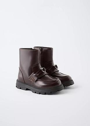 Сапоги ботильоны zara 25 размер