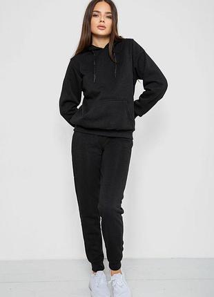 Спортивный костюм женский, цвет черный, размеры l, xl fa_010982