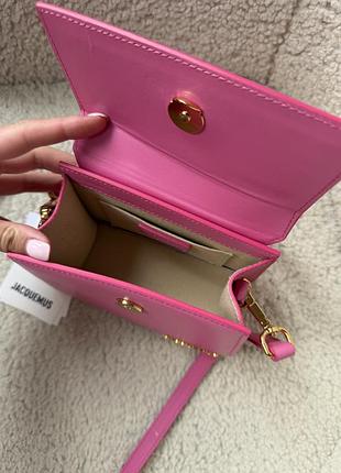 Сумка jacquemus  оригінал pink 8