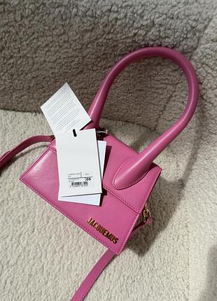 Сумка jacquemus  оригінал pink 7
