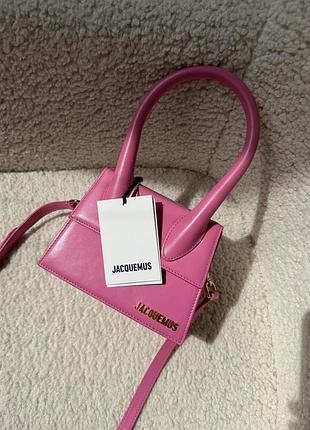 Сумка jacquemus  оригінал pink 6