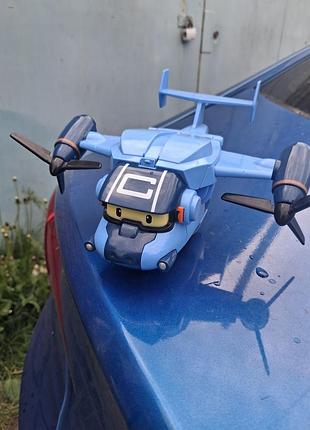 Игрушка самолет керри трансформер robocar poli 3