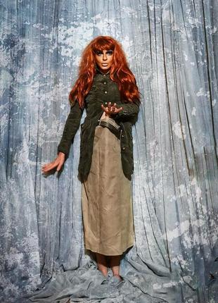 Фактурный стрейч блейзер жакет пиджак длинный villarer в бохо стиле пальто летнее