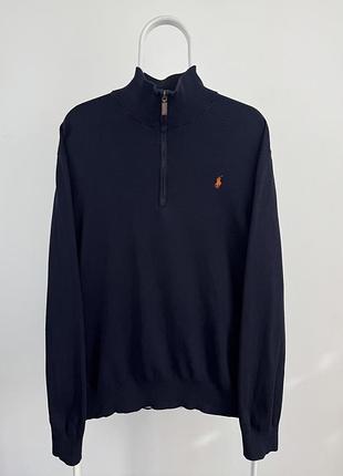 Кофта светр polo ralph lauren 1/3 zip pullover