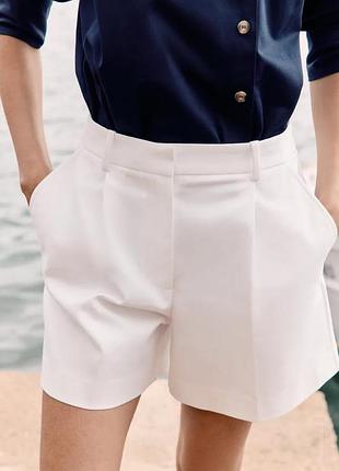Шорти жіночі білі zara new