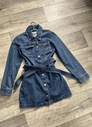 Джинсова сукня pull&bear