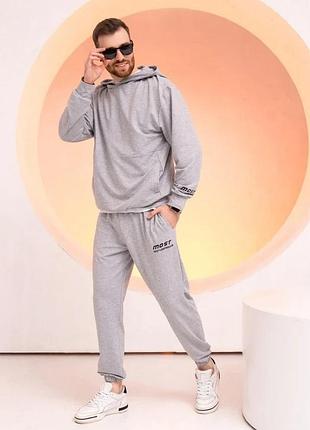 Спортивний костюм колір світло-сірий розмір xl fi_009538
