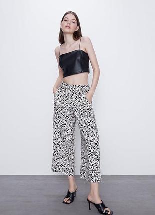 Кюлоти з принтом zara m 🛍️1+1=3🛍️