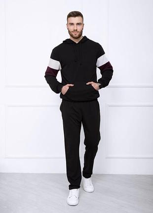 Спортивний костюм колір чорний розмір xxl fi_004551
