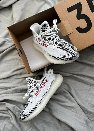 Кроссовки адедас adidas yeezy boost 350 v2 zebra