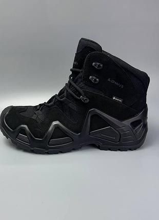 Тактичні черевики lowa zephyr gtx mid mk1 (black) оригінал 46