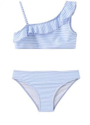 Купальник дитячий роздільний для дівчинки star clothing 5-6 років 110-116 см з резинкою для волосся